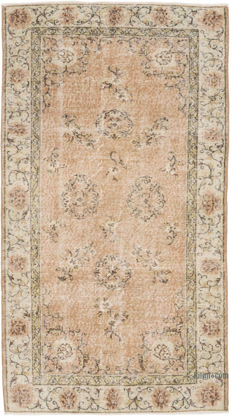El Dokuma Vintage Halı - 116 cm x 208 cm - K0070427