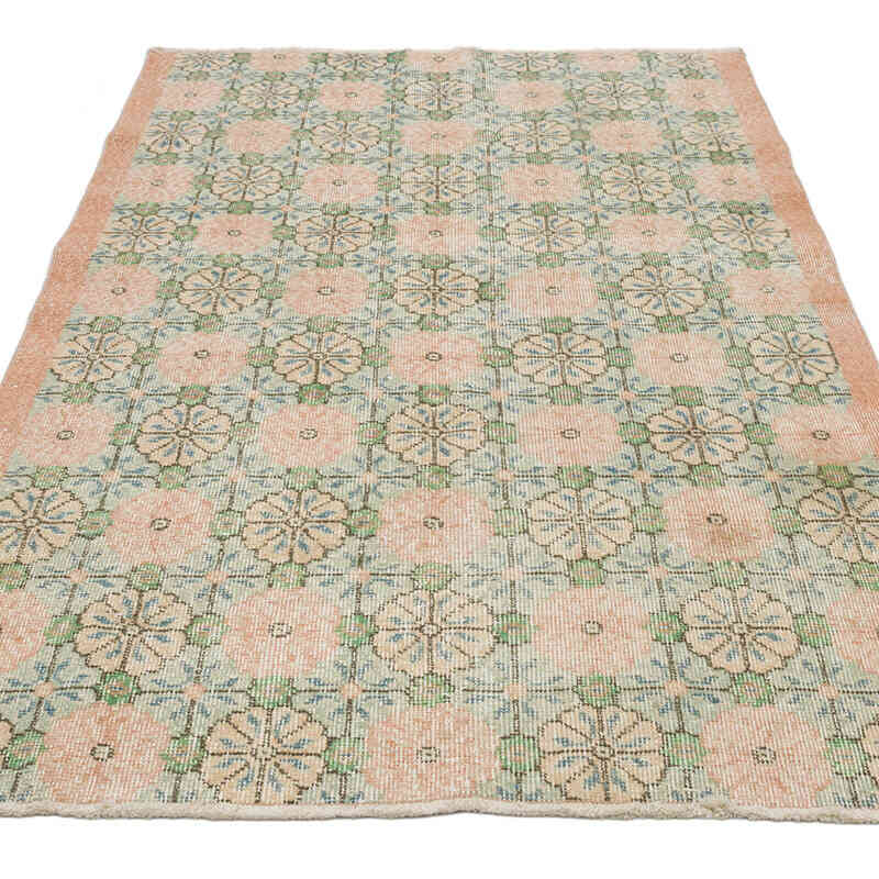 El Dokuma Vintage Halı - 112 cm x 182 cm - K0070431
