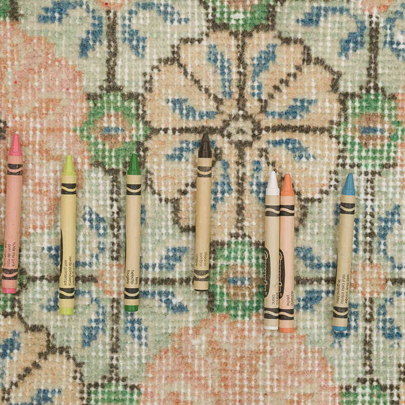 El Dokuma Vintage Halı - 112 cm x 182 cm - K0070431