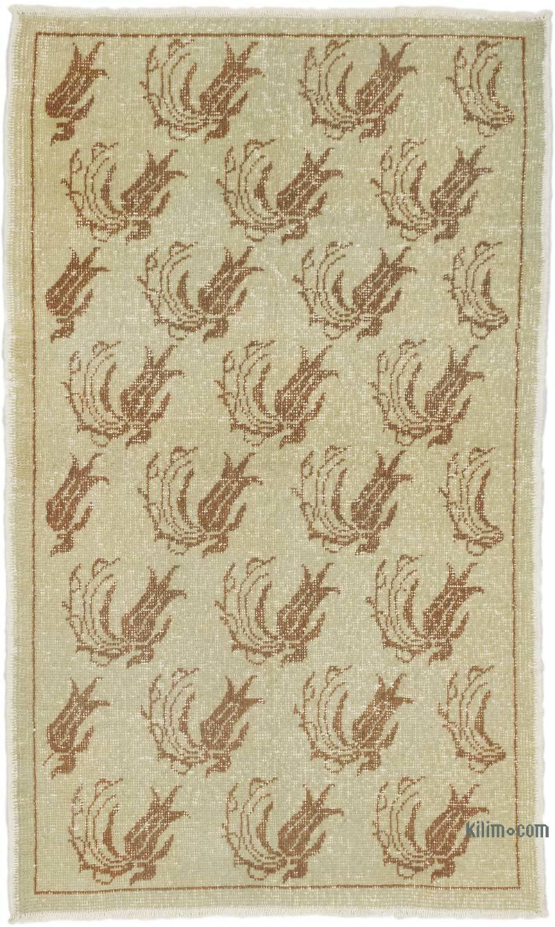 El Dokuma Vintage Halı - 85 cm x 136 cm - K0070448
