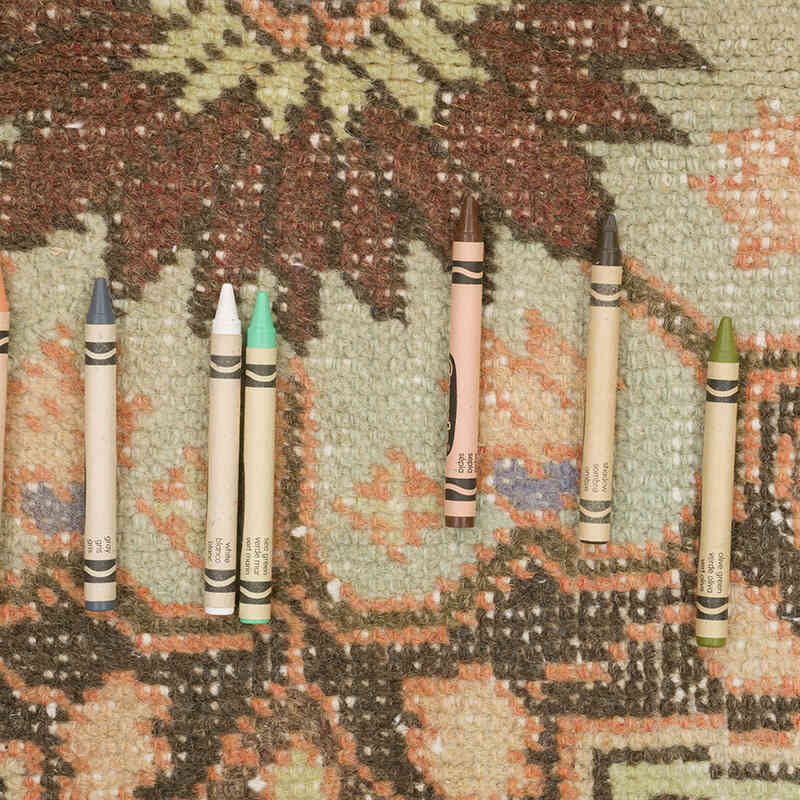 Alfombra Vintage Turca Anudada a Mano - 84 cm x 135 cm - K0070449