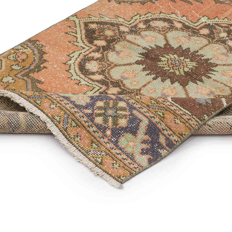 Alfombra Vintage Turca Anudada a Mano - 84 cm x 135 cm - K0070449