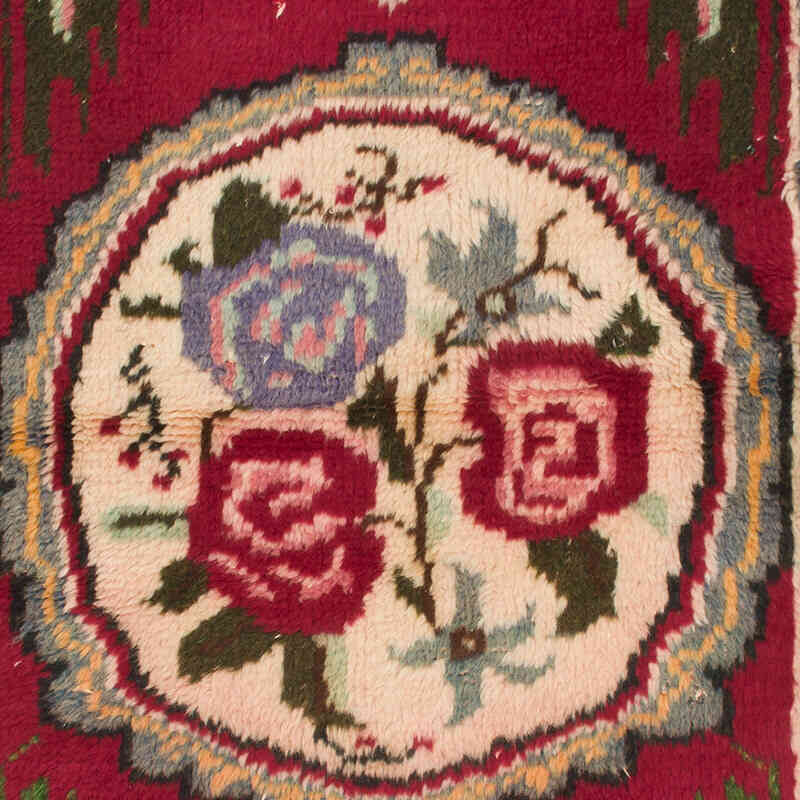 Alfombra Vintage Turca Anudada a Mano - 89 cm x 150 cm - K0070451