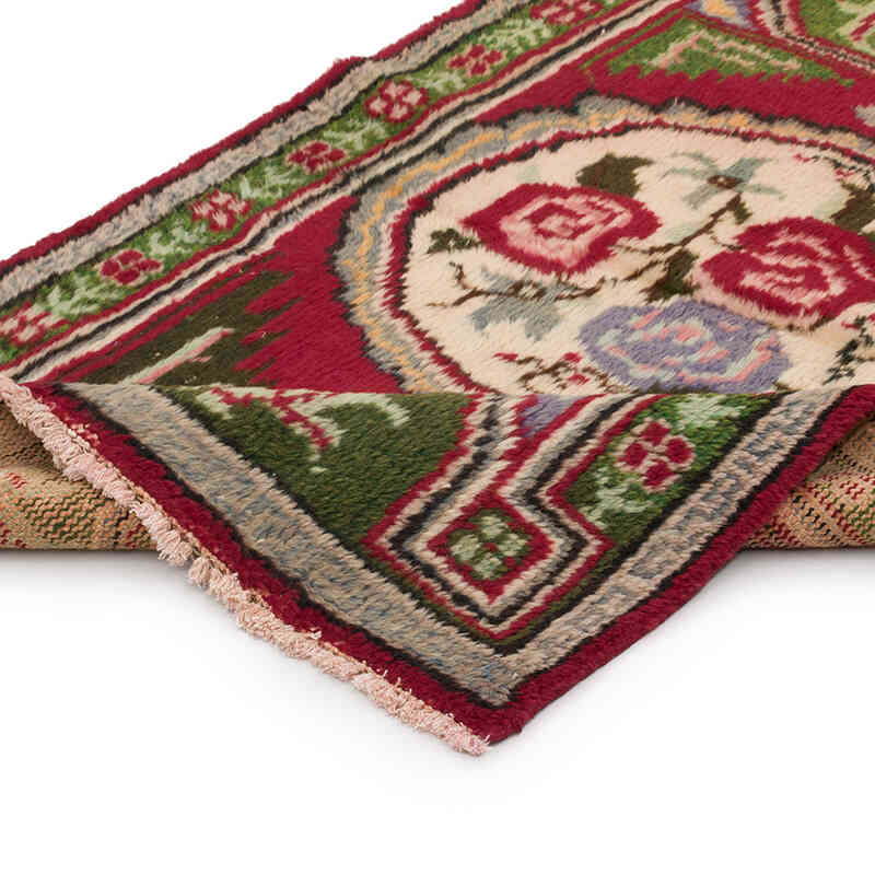 Alfombra Vintage Turca Anudada a Mano - 89 cm x 150 cm - K0070451