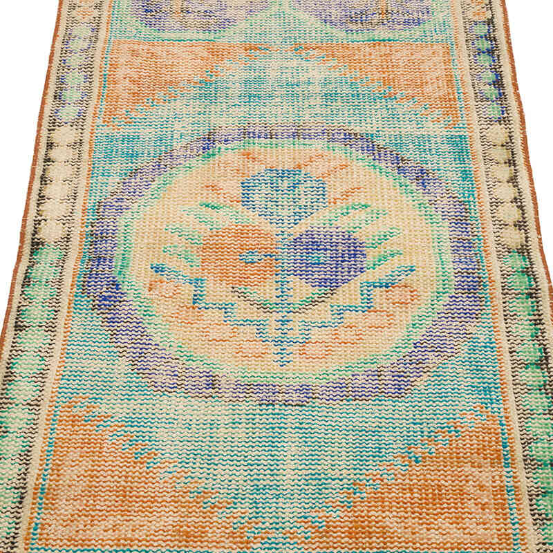 El Dokuma Vintage Halı - 77 cm x 142 cm - K0070453