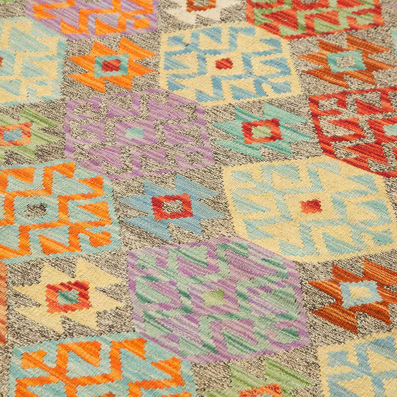 Nueva Alfombra Kilim afgana - 254 cm x 347 cm - K0070466