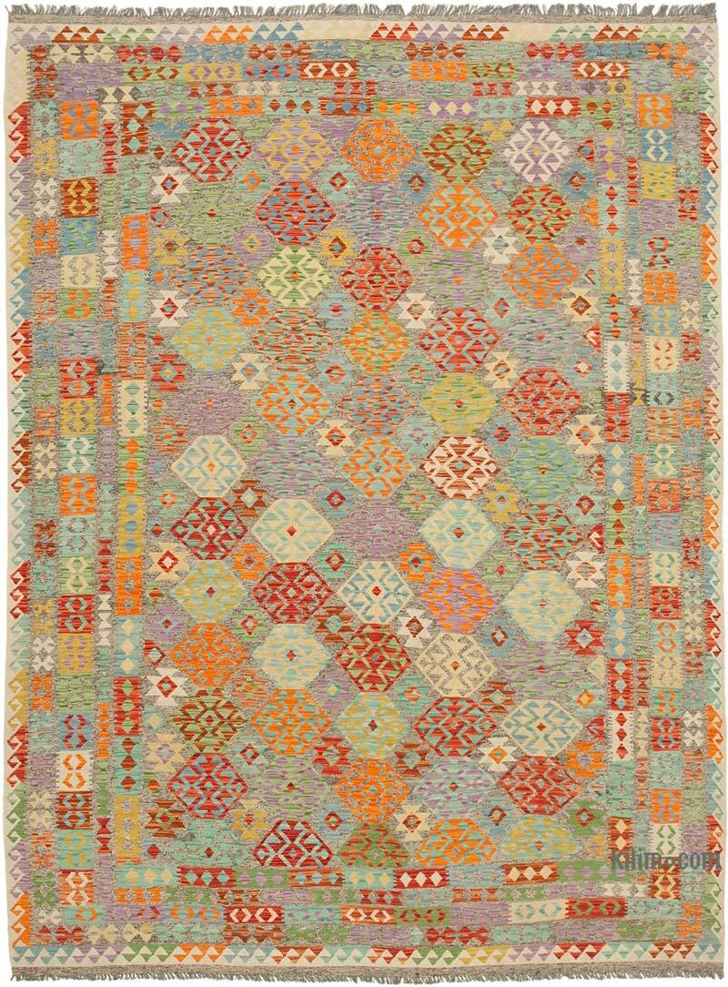 Nueva Alfombra Kilim afgana - 254 cm x 347 cm - K0070466