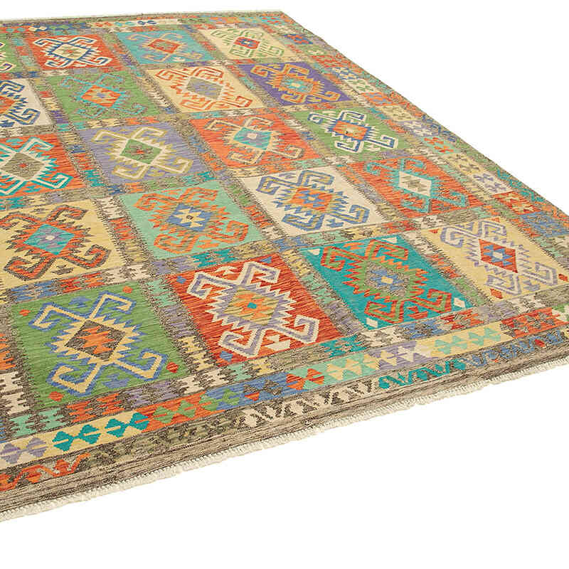 Nueva Alfombra Kilim afgana - 262 cm x 344 cm - K0070468