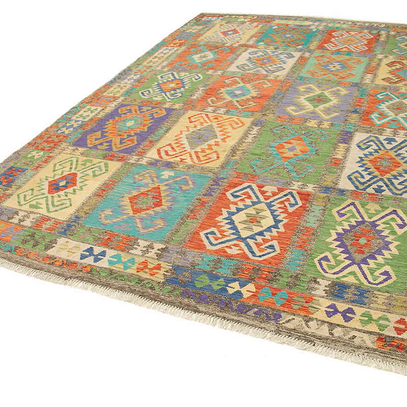 Nueva Alfombra Kilim afgana - 262 cm x 344 cm - K0070468