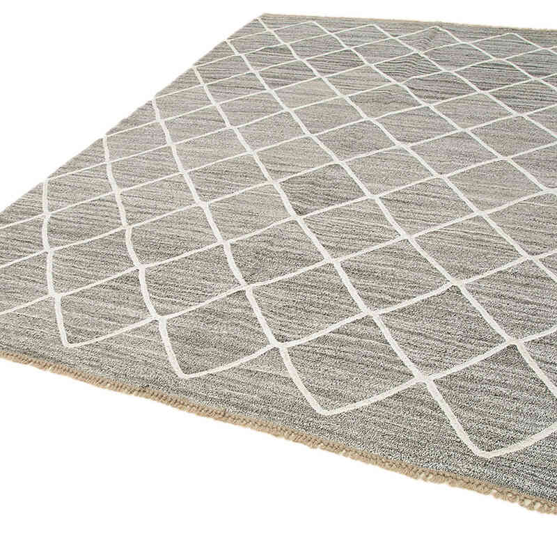 New Turkish Handwoven Kilim Rug - 7' 11" x 10' 5" (95" x 125") - K0070479