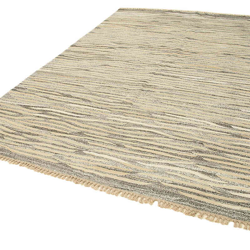 New Turkish Handwoven Kilim Rug - 8'  x 10' 8" (96" x 128") - K0070480