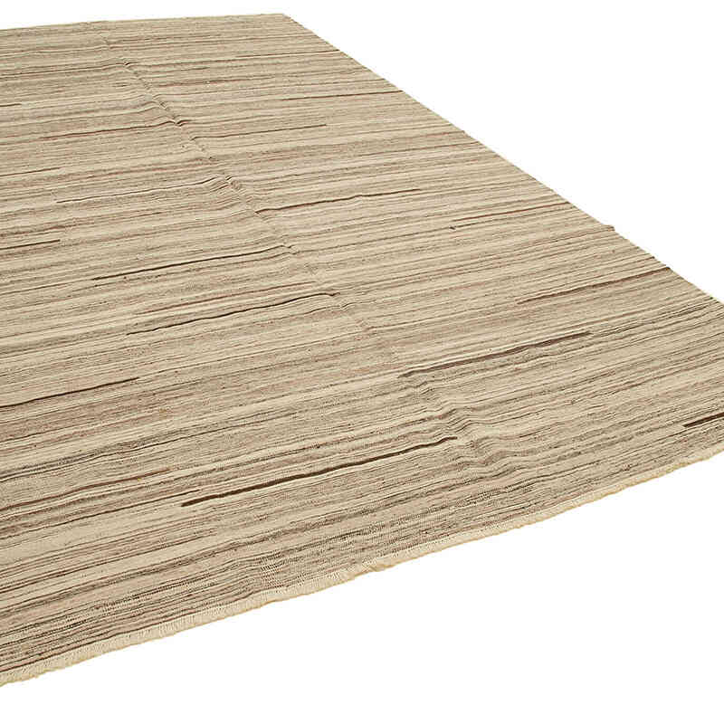 New Turkish Handwoven Kilim Rug - 8' 1" x 13' 9" (97" x 165") - K0070484