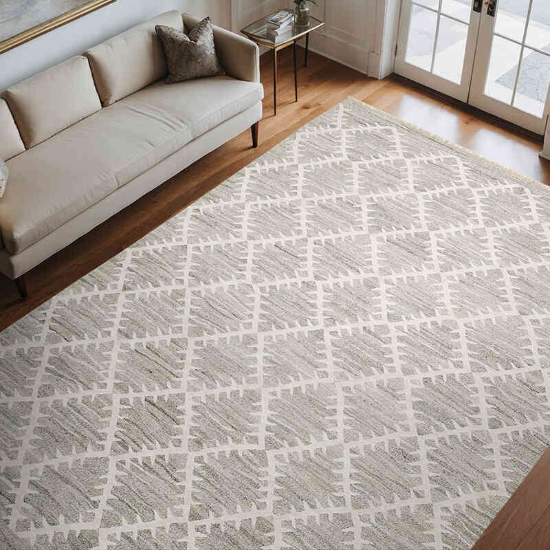 Nueva Alfombra Turca Kilim - 253 cm x 350 cm - K0070485