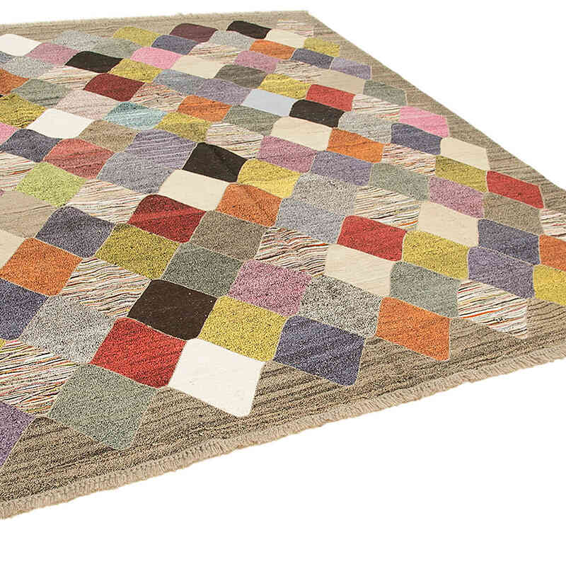 Nueva Alfombra Turca Kilim - 258 cm x 306 cm - K0070490
