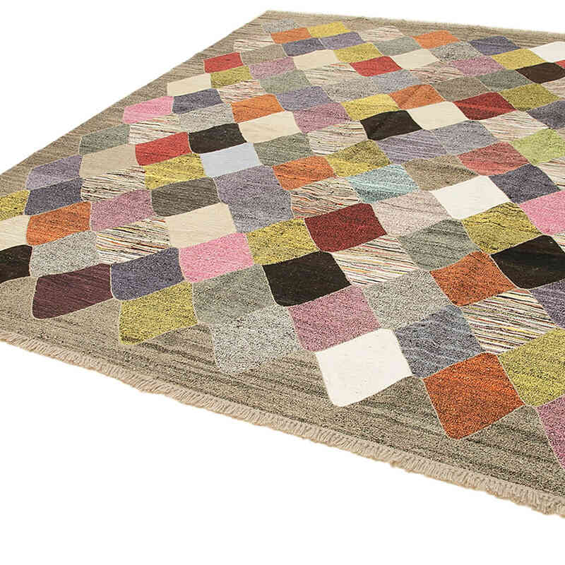 Nueva Alfombra Turca Kilim - 258 cm x 306 cm - K0070490