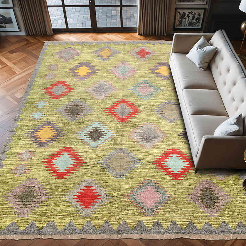 Yeni El Dokuma Kilim - 286 cm x 372 cm - K0070495