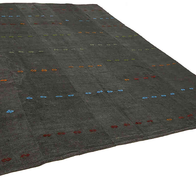 Vintage Anatolian Hemp Kilim Rug - 9' 10" x 12' 2" (118" x 146") - K0070499