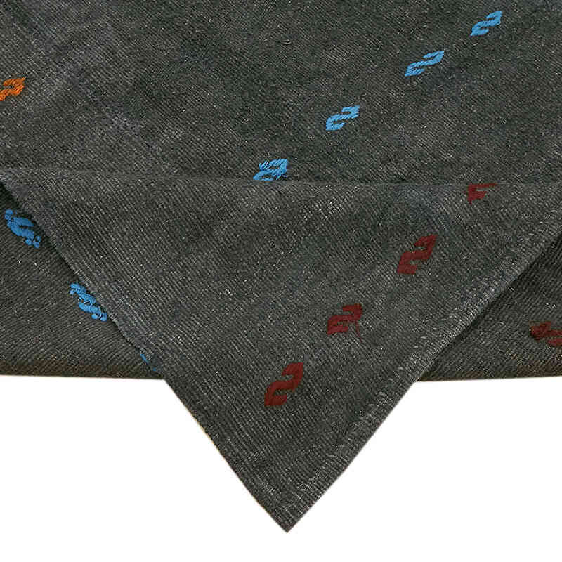 Vintage Anatolian Hemp Kilim Rug - 9' 10" x 12' 2" (118" x 146") - K0070499