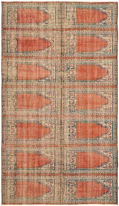 El Dokuma Vintage Halı - 232 cm x 394 cm