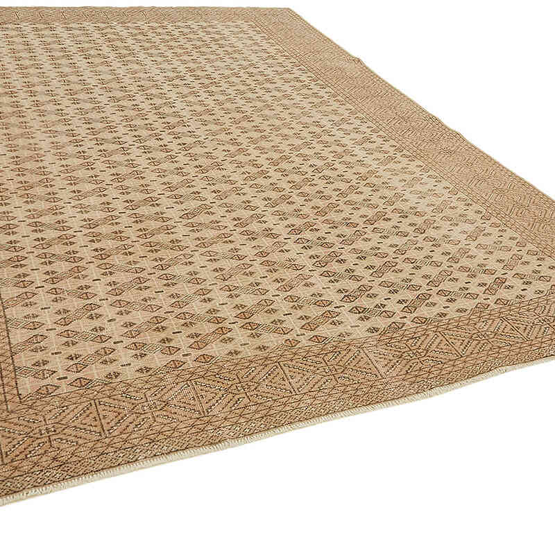 Vintage Hand-Knotted Oriental Rug - 8' 11" x 11' 2" (107" x 134") - K0070508