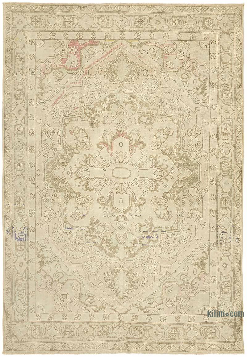 Vintage Hand-Knotted Oriental Rug - 7' 10" x 11' 4" (94" x 136") - K0070512