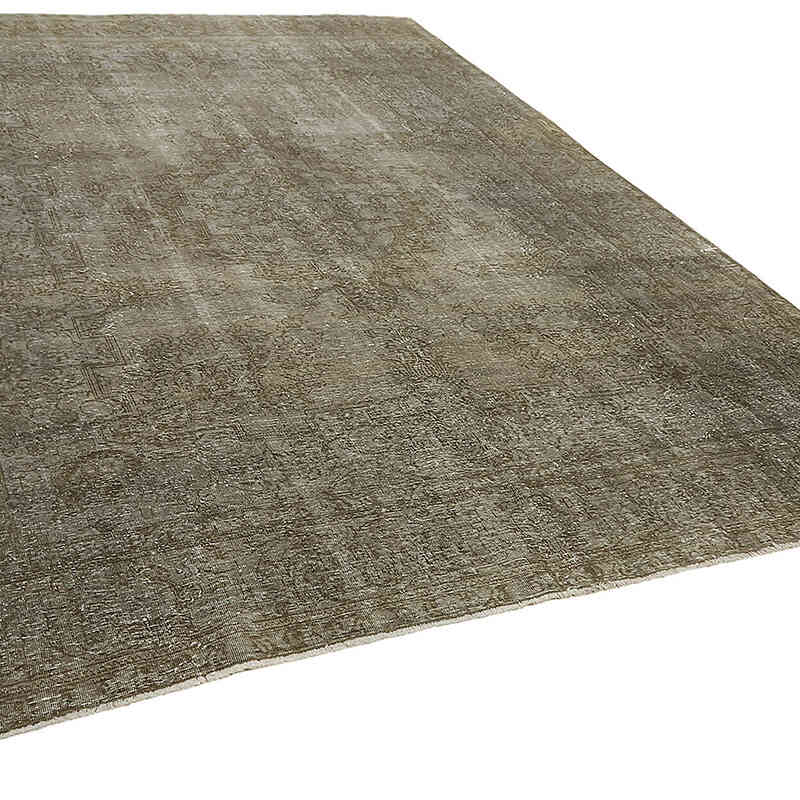 Overdyed Vintage El Dokuma Oryantal Halı - 290 cm x 380 cm - K0070514