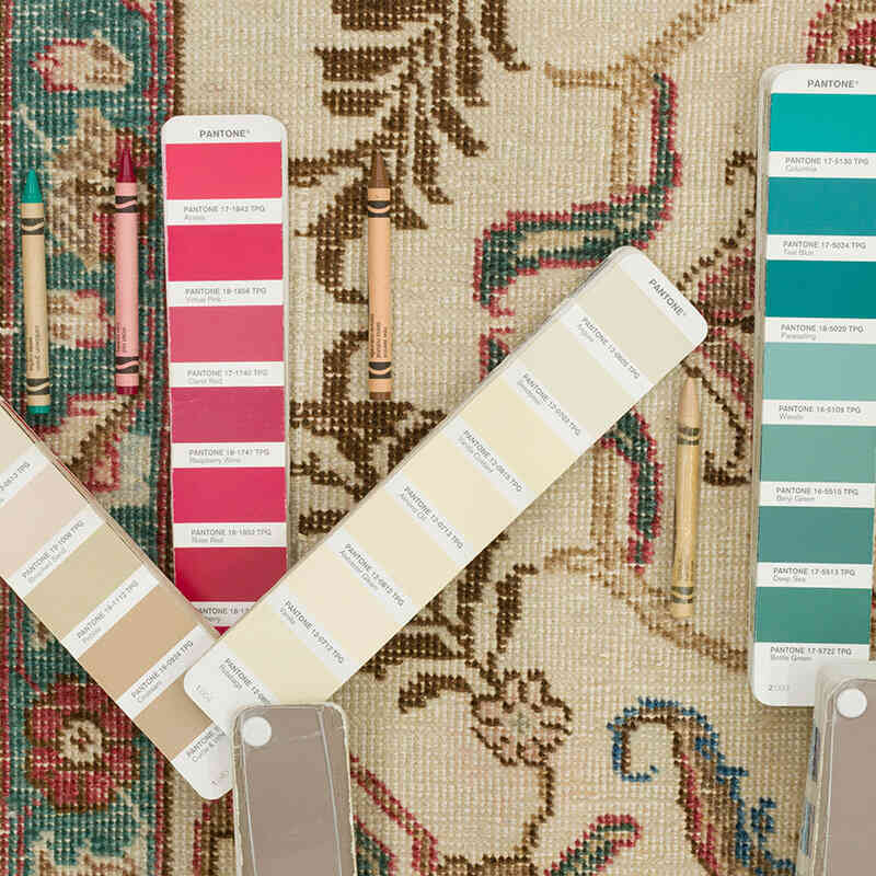 El Dokuma Vintage Halı - 290 cm x 397 cm - K0070515