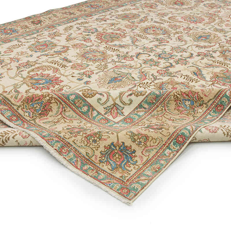 El Dokuma Vintage Halı - 290 cm x 397 cm - K0070515