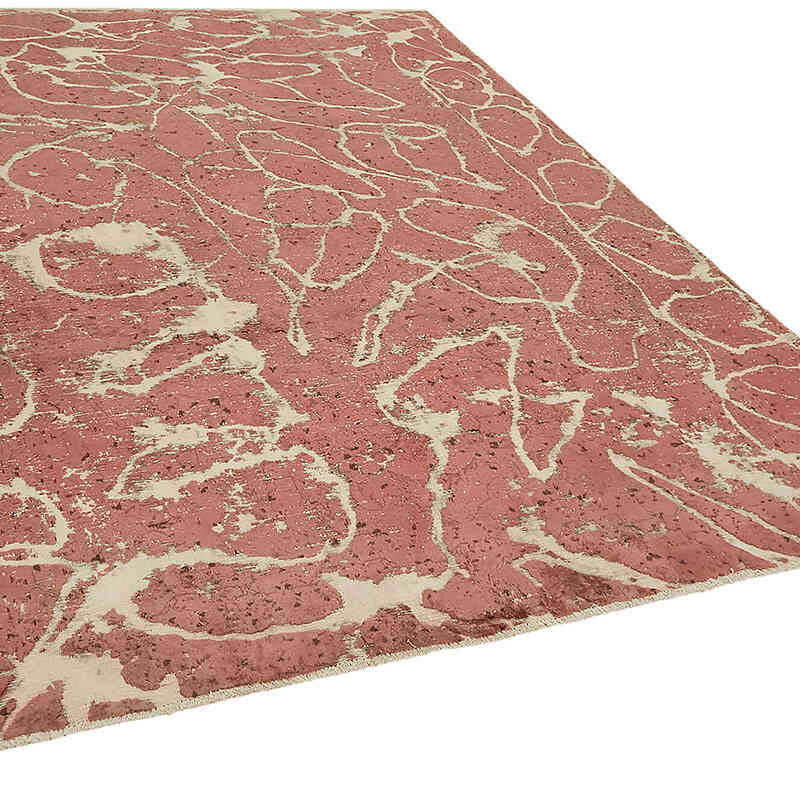 Overdyed Vintage Hand-knotted Oriental Rug - 8' 1" x 10' 6" (97" x 126") - K0070518