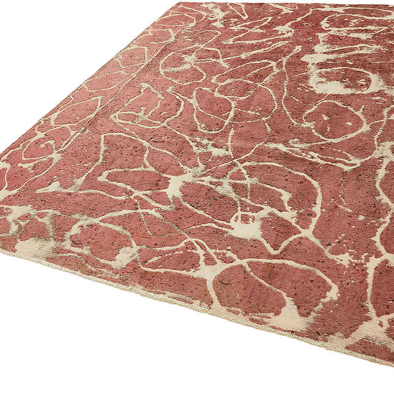 Overdyed Vintage Hand-knotted Oriental Rug - 8' 1" x 10' 6" (97" x 126") - K0070518