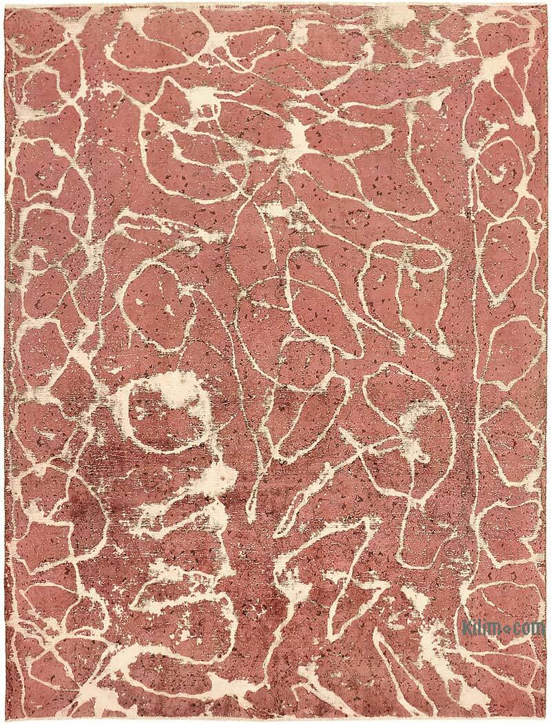 Overdyed Vintage Hand-knotted Oriental Rug - 8' 1" x 10' 6" (97" x 126") - K0070518
