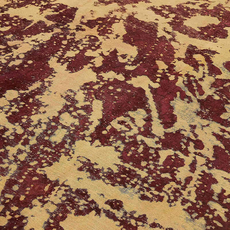 Alfombra Oriental Vintage Teñida a Mano Sobretintada - 226 cm x 343 cm - K0070519
