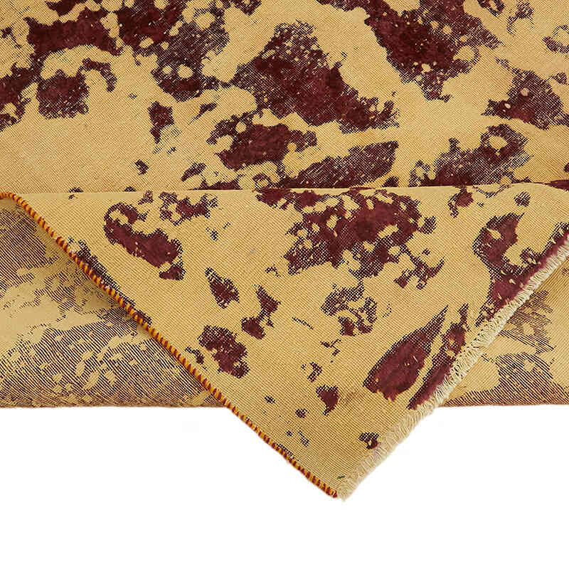 Alfombra Oriental Vintage Teñida a Mano Sobretintada - 226 cm x 343 cm - K0070519