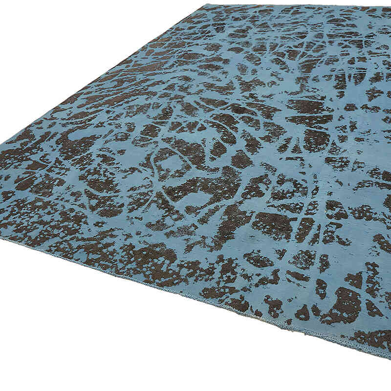 Alfombra Oriental Vintage Teñida a Mano Sobretintada - 272 cm x 370 cm - K0070521