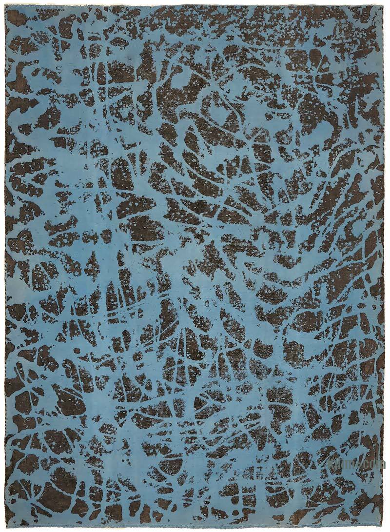 Alfombra Oriental Vintage Teñida a Mano Sobretintada - 272 cm x 370 cm - K0070521