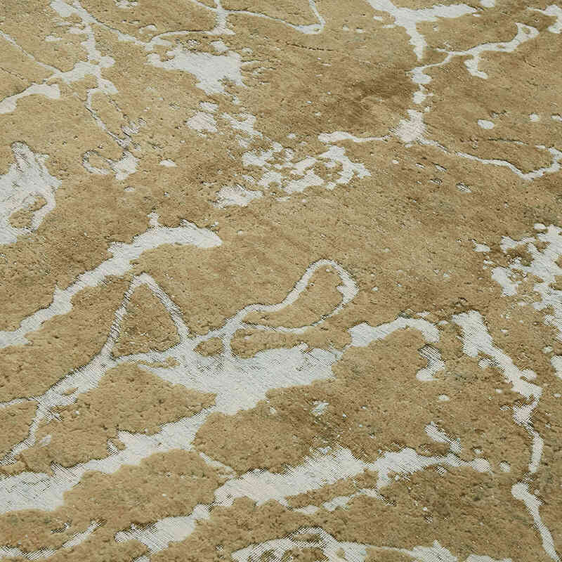 Alfombra Oriental Vintage Teñida a Mano Sobretintada - 287 cm x 378 cm - K0070525