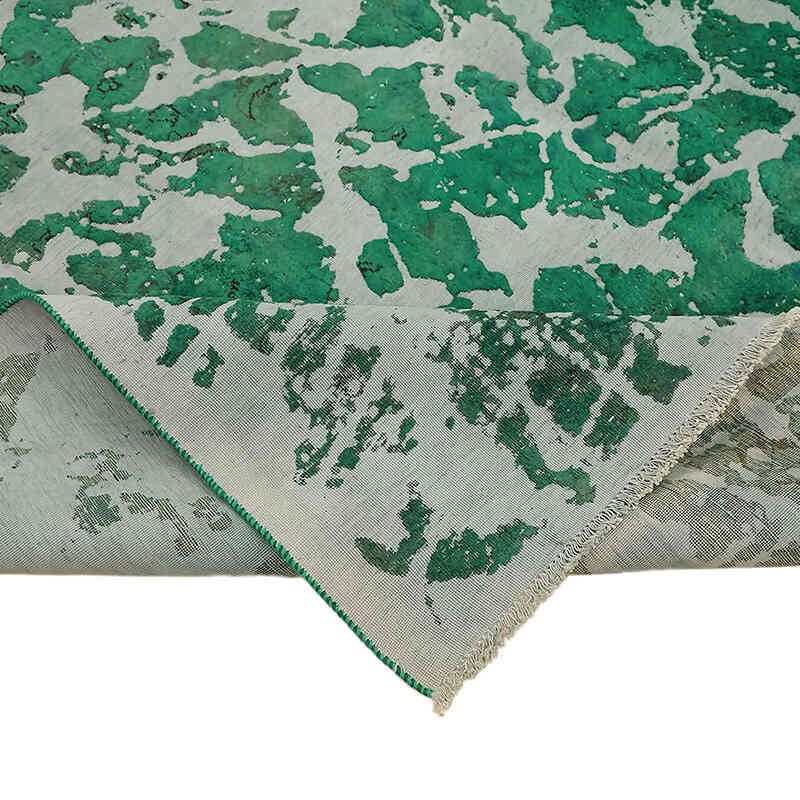 Overdyed Vintage Hand-knotted Oriental Rug - 8' 3" x 11' 11" (99" x 143") - K0070528