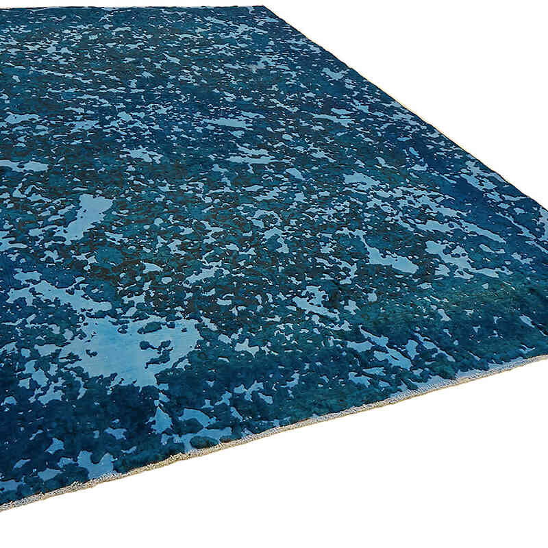 Overdyed Vintage El Dokuma Oryantal Halı - 270 cm x 380 cm - K0070532
