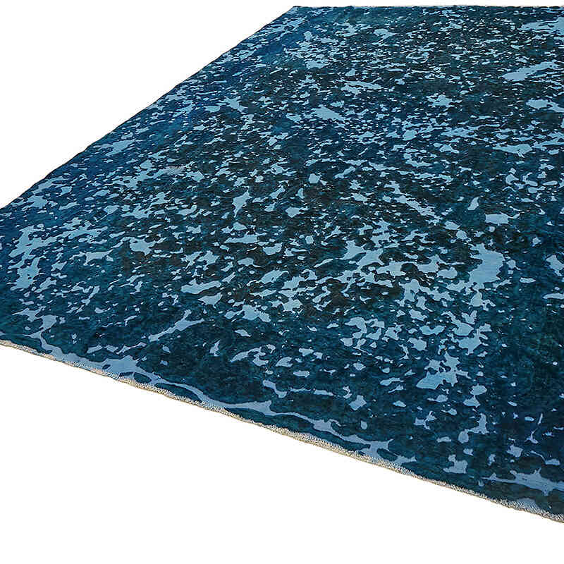 Overdyed Vintage El Dokuma Oryantal Halı - 270 cm x 380 cm - K0070532