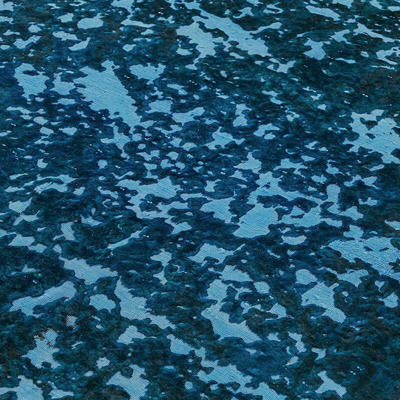 Overdyed Vintage El Dokuma Oryantal Halı - 270 cm x 380 cm - K0070532