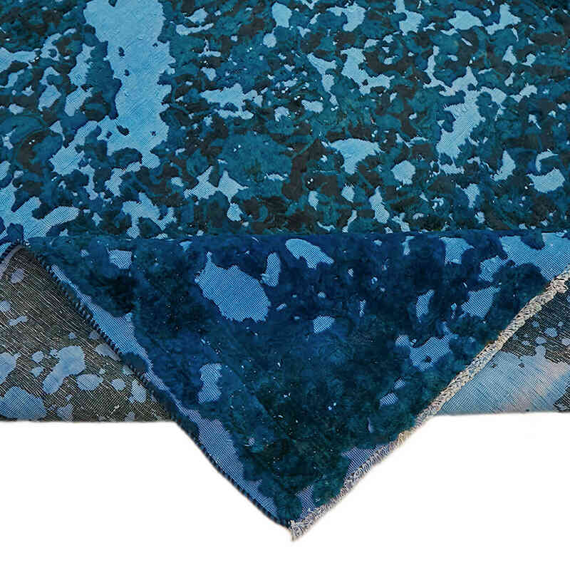 Overdyed Vintage El Dokuma Oryantal Halı - 270 cm x 380 cm - K0070532