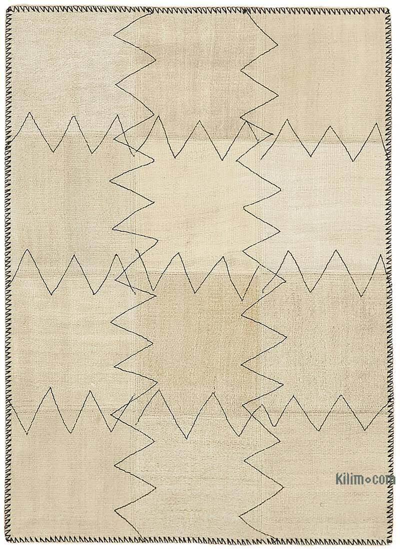 Patchwork Hemp Kilim Rug - 3' 1" x 4' 2" (37" x 50") - K0070541