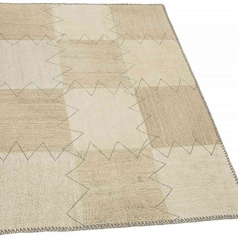 Patchwork Hemp Kilim Rug - 3' 1" x 4' 2" (37" x 50") - K0070544