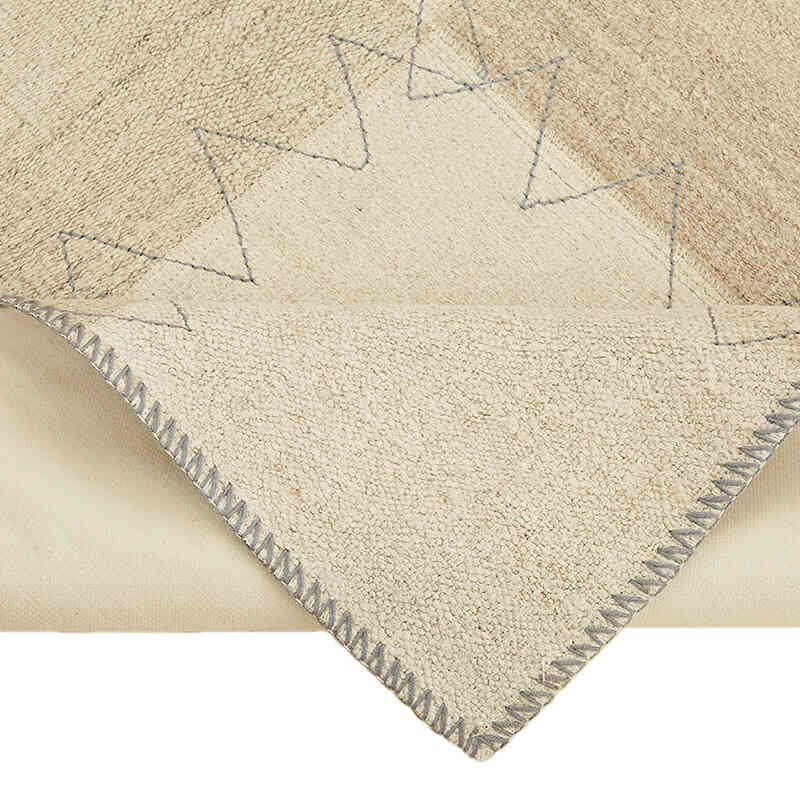 Patchwork Hemp Kilim Rug - 3' 1" x 4' 2" (37" x 50") - K0070544