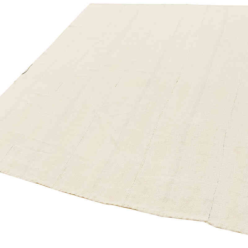 Vintage Anatolian Hemp Kilim Rug - 5' 11" x 6' 7" (71" x 79") - K0070558