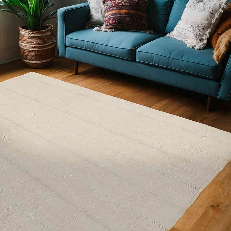 Vintage Anatolian Hemp Kilim Rug - 5' 11" x 6' 7" (71" x 79") - K0070558