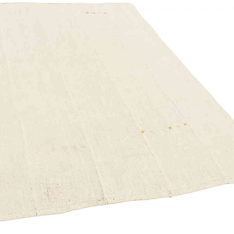 Vintage Anatolian Hemp Kilim Rug - 5' 11" x 7' 5" (71" x 89") - K0070560