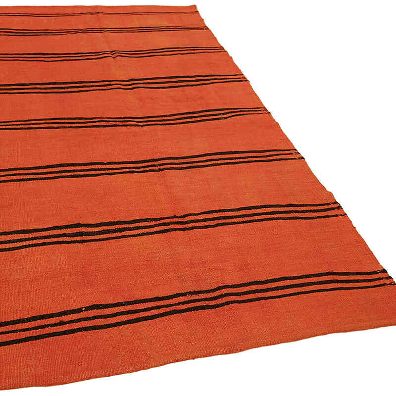 Vintage Anatolian Hemp Kilim Rug - 4' 8" x 8' 8" (56" x 104") - K0070562
