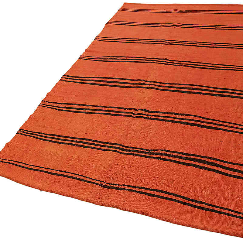 Vintage Anatolian Hemp Kilim Rug - 4' 8" x 8' 8" (56" x 104") - K0070562