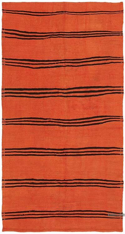 Vintage Anatolian Hemp Kilim Rug - 4' 8" x 8' 8" (56" x 104")